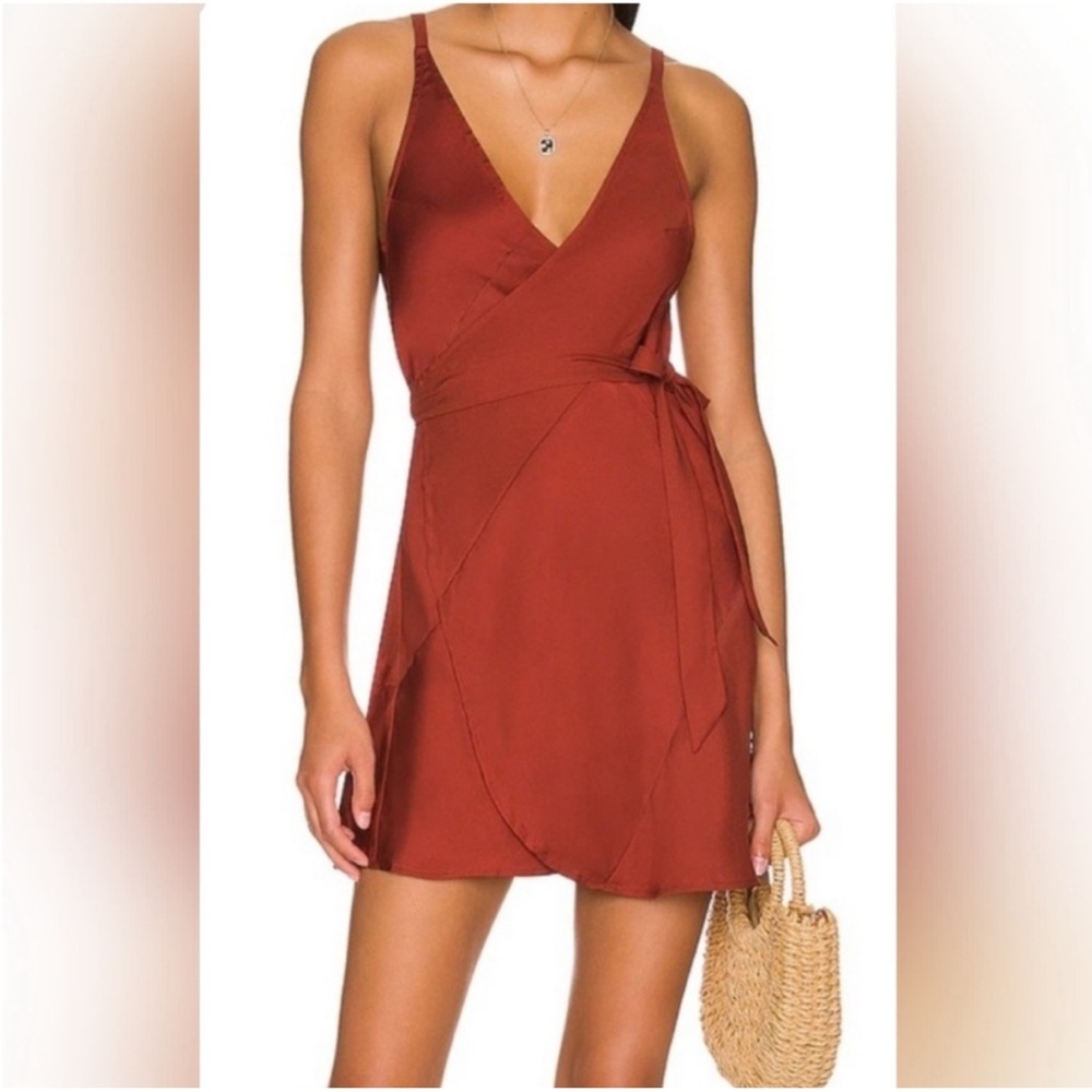 Free People Rust Mini Dress